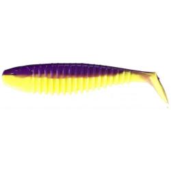 FLEX SLIM SHAD 6pouces 15CM PURPLE CHARTREUSE PAR 20 NPC