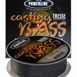 TRESSE CASTING BASS NOIRE 110M 0.11MM 10kg NPC