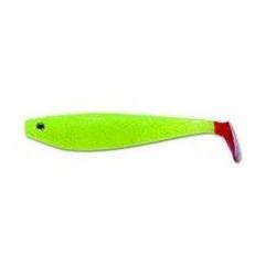 SHAD GT 9CM PAR 1 Chartreuse queue rouge 07 NPC