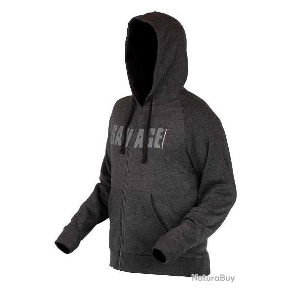 SIMPLY SAVAGE ZIP HOODIE M