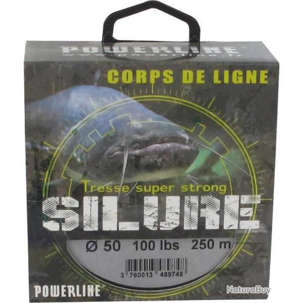 TRESSE SILURE 250M NEW 0.50mm-100lbs
