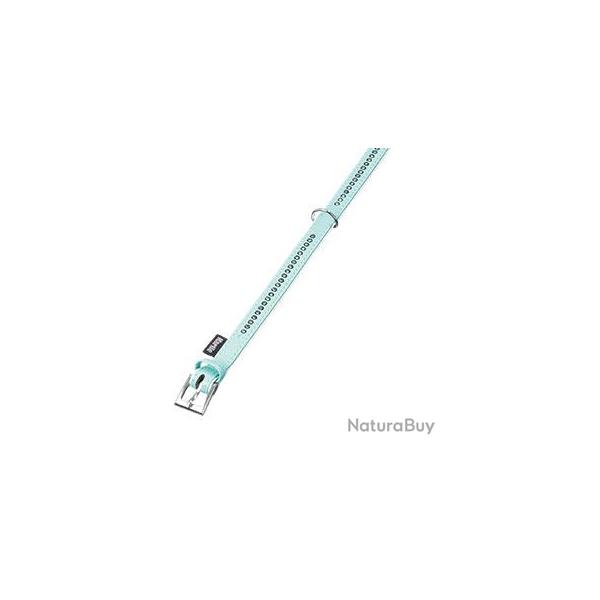 COLLIER ART LEATHER PLUS 14MM 27CM BLEU CIEL, MT.CARLO