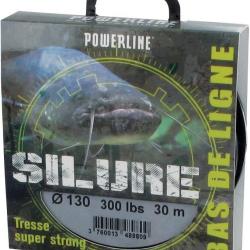 TRESSE SILURE 30M POUR BAS DE LIGNE 0.90mm - 200 lbs