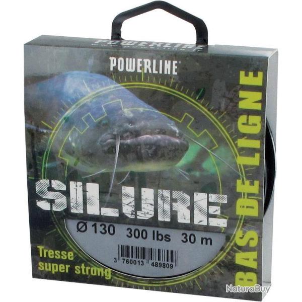 TRESSE SILURE 30M POUR BAS DE LIGNE 0.90mm - 200 lbs