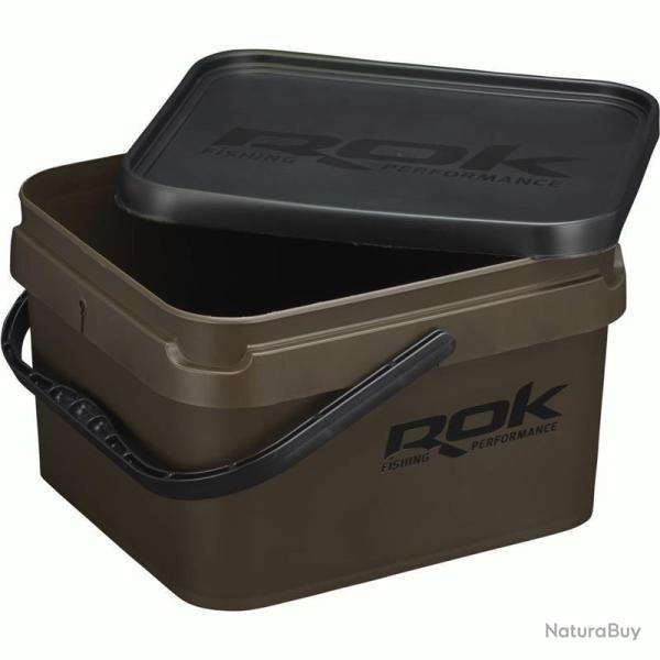 SEAU ROK VERT 10L AVEC COUVERCLE