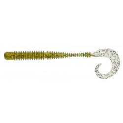 MAGIC RING CURLY WORM 6'' PAR 10 NPC Watermelon w/black and red