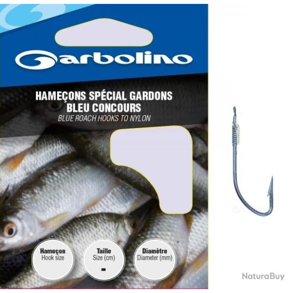 HAMECONS MONTES GARBOLINO SPECIAL GARDON BLEU CONCOURS PAR 10 Taille 16 0.12mm