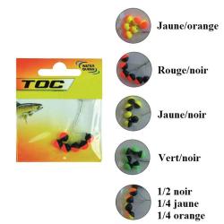 GUIDE FIL ROND 8mm Jaune/orange