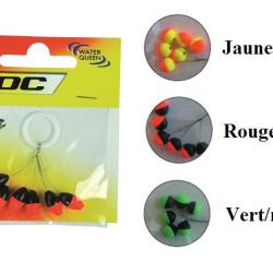 GUIDE FIL OVAL 6x12mm Jaune/orange
