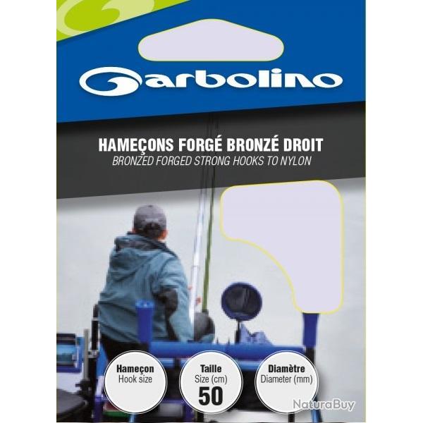 HAMECONS MONTES GARBOLINO FORGE BRONZE DROIT PAR 10 Taille 8 0.18mm