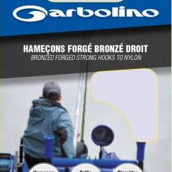 HAMECONS MONTES GARBOLINO FORGE BRONZE DROIT PAR 10 Taille 6 0.20mm