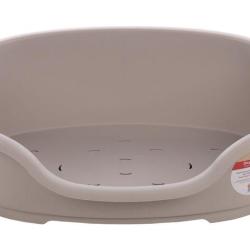 CORBEILLE TUCK OVALE GRIS 70X47X22CM