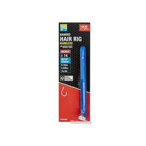 HAMECONS MONTES BANDED HAIR RIG BARBLESS 10CM PAR 8 Taille 12