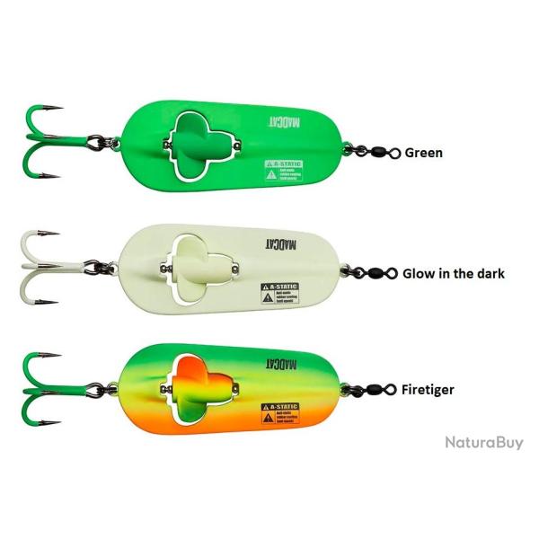 MADCAT A STATIC RATTLIN SPOON 110GR NPC Green