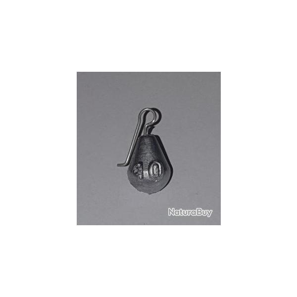 PLOMB CLIP POIRE npc 10gr - Par 3