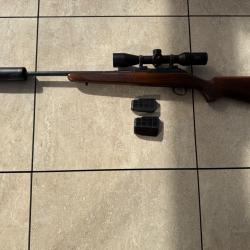 Tikka T3x Hunter 222. Rem, Canon Flut&eacute; et Filet&eacute;