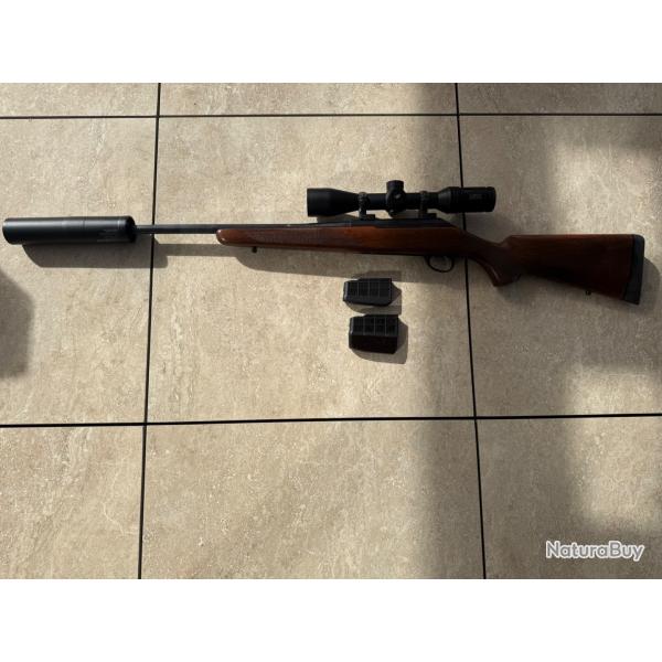 Tikka T3x Hunter 222. Rem, Canon Flut� et Filet�