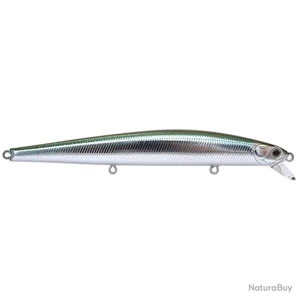 Poisson nageur ZIP BAITS System minnow abile 123 S 923 Emerald back silver