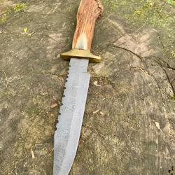 Couteau Bowie artisanal