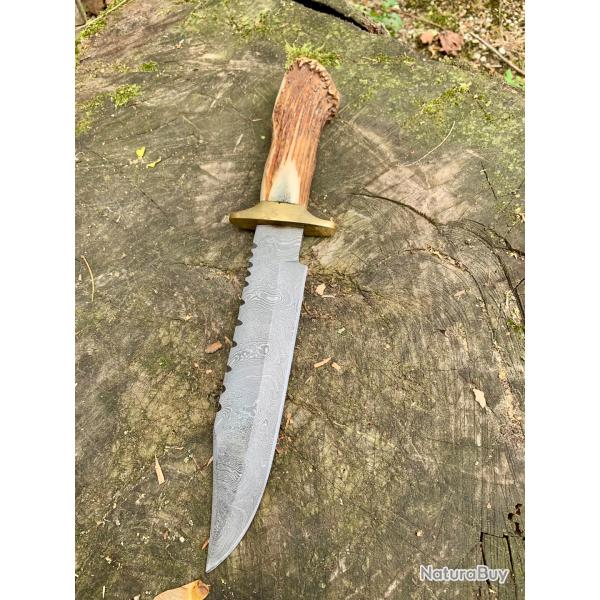 Couteau Bowie artisanal