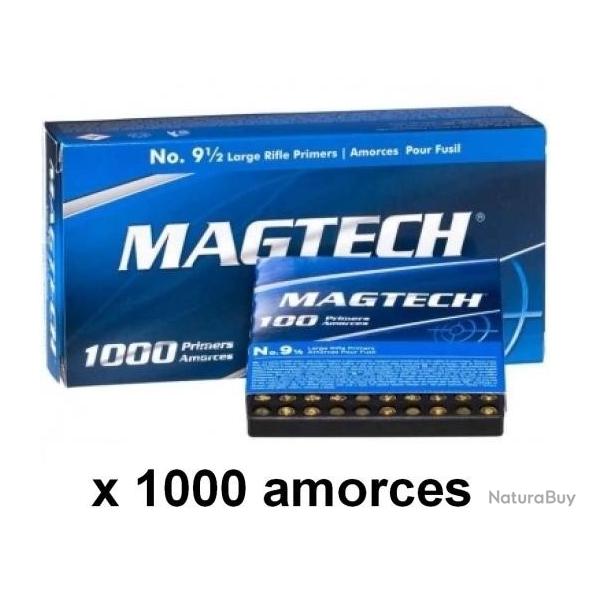 1000 Amorces MAGTECH n�9 1/2 Large Rifle