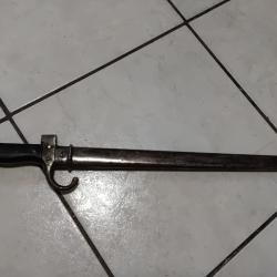 Baionnette de mousqueton Berthier 1892 du 1er type. WW1 WW2.