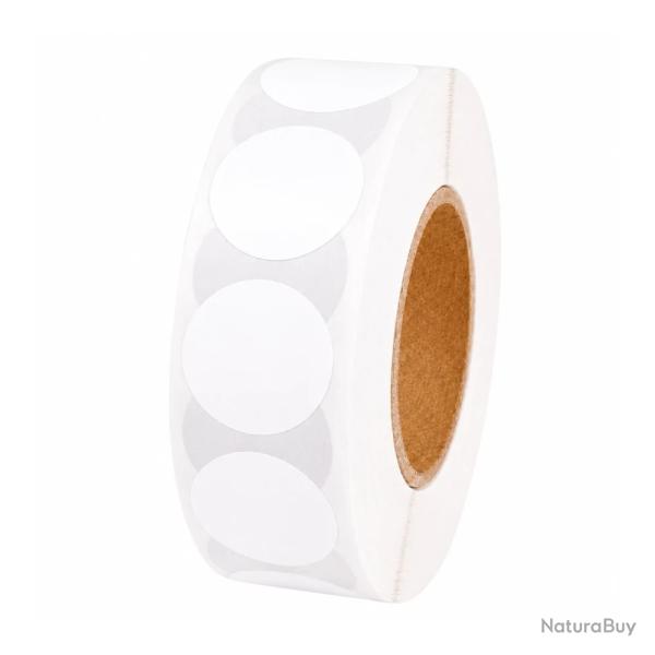 1000 Pastilles Rondes Blanches 13mm