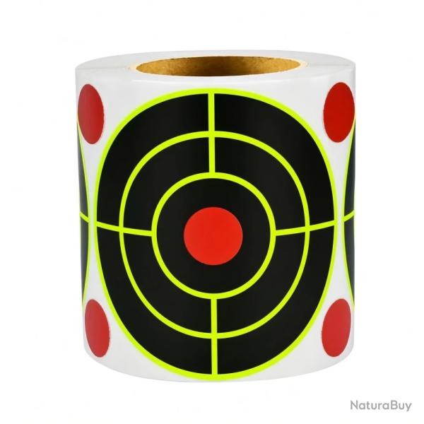200 Cibles Rondes R�actives 76 mm et Pastilles R�paration