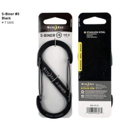 Mousqueton Nite Ize S-Biner M&eacute;tal Noir T5