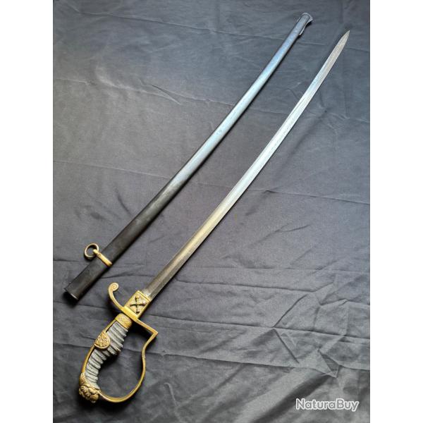 Sabre allemand d'officier d'artillerie - WW1