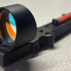 Viseur &agrave; point rouge en fibre optique