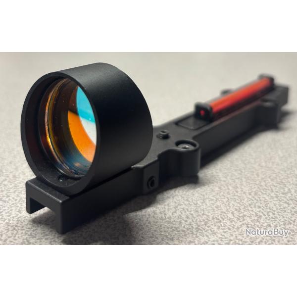 Viseur � point rouge en fibre optique
