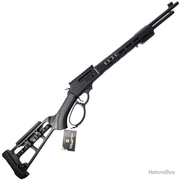 Carabine � levier HUGTEK 30-30 Crosse skeleton et GM tactique �jection lat�ral