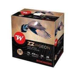 WAHOO ! LOT DE 2 BOITES DE 25 CARTOUCHES WINCHESTER ZZ PIGEON CALIBRE 12 - 36G BJ PB 7.5