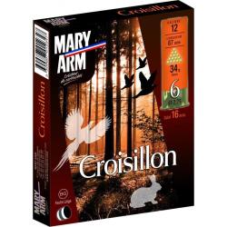WAHOO ! LOT DE 5 Boites De 10 Cartouches Mary Arm Croisillon Calibre 12 - 34GR BG