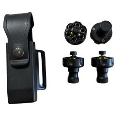 Porte-chargeur rigide + 4 speed loaders revolver - &Eacute;quipement police - Occasion