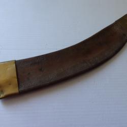 Fourreau cuir & laiton pour la Machette "COLLINS" n&deg;1005