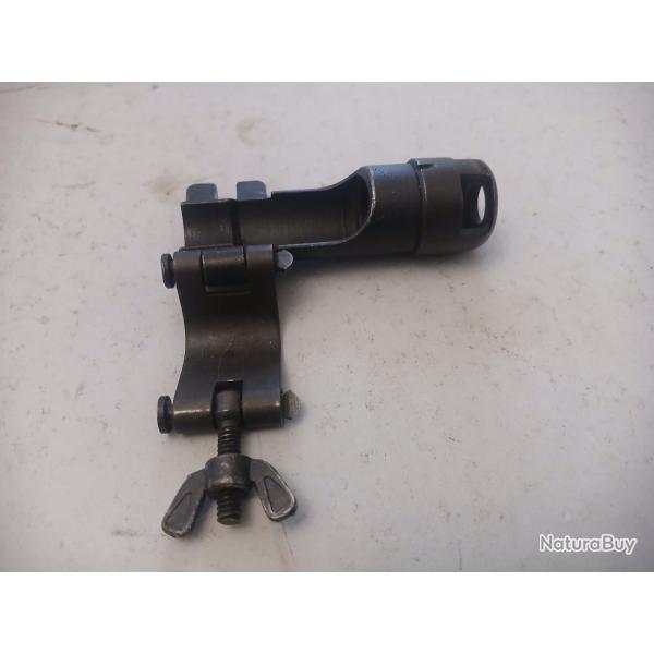 .CACHE FLAMME REGLEMENTAIRE POUR CARABINE US M1, MATERIEL D'ORIGINE