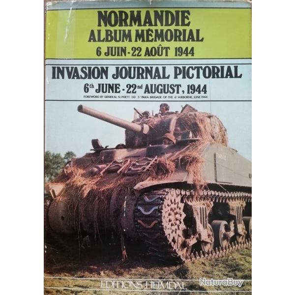 Rare NORMANDIE ALBUM MEMORIAL BATAILLE NORMANDIE 1944 HEIMDAL  militaria ww2