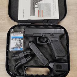 Pistolet GLOCK 19 Gen 4 - Cal 9x19 - Mallette et accessoires (Occasion)