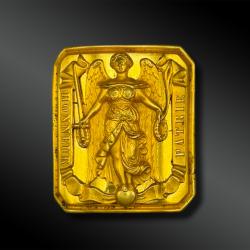 PLAQUE de CEINTURON d'officier d'infanterie - France - XIX&egrave;me si&egrave;cle