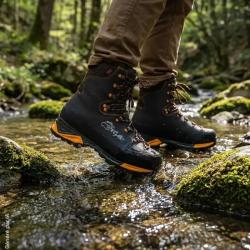 Chaussures de chasse Kostyle nubuck eVent Vibram noir/orange 40