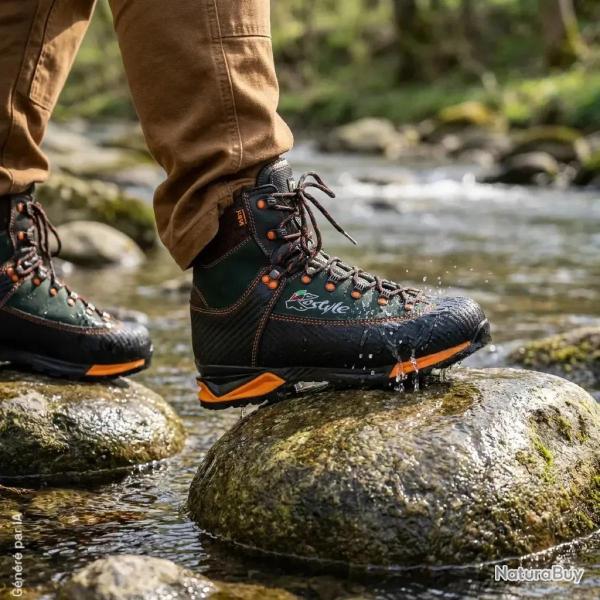 Chaussures de chasse Kostyle Carb eVent noir/orange 40
