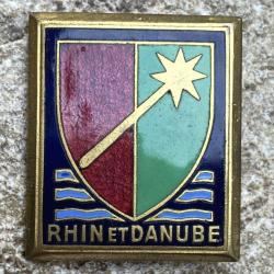 1&deg; Arm&eacute;e, &eacute;mail, RHIN et DANUBE,"Courtois"