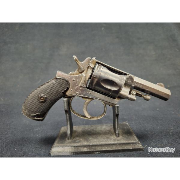 Revolver Bulldog Dieudonn� Debouxthay � syst�me, Cal. 9.82mm - 1� sans prix de r�serve !!