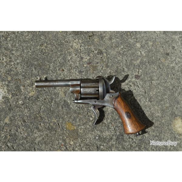 Revolver � broche 7mm ELG type Lefaucheux - 19�me si�cle