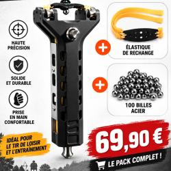 Lance pierre bille acier