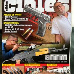 HK 45 Tactical, Grand Power K 100 Mk 12... revue CIBLES num&eacute;ro 596 novembre 2019