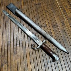 Rare Ba&iuml;onnette Remington Rolling Block 1901 - Contrat Fran&ccedil;ais WW1 (S&eacute;rie J) - Marqu&eacute;e REM-UMC - TB