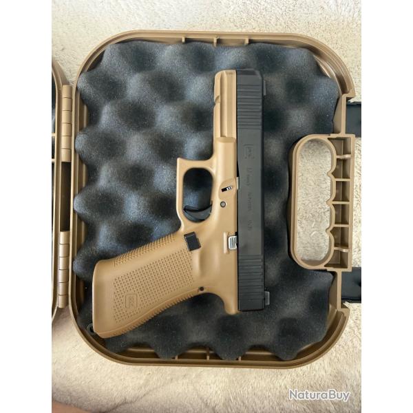 Glock 17 Coyote + crosse micro Roni gen 4